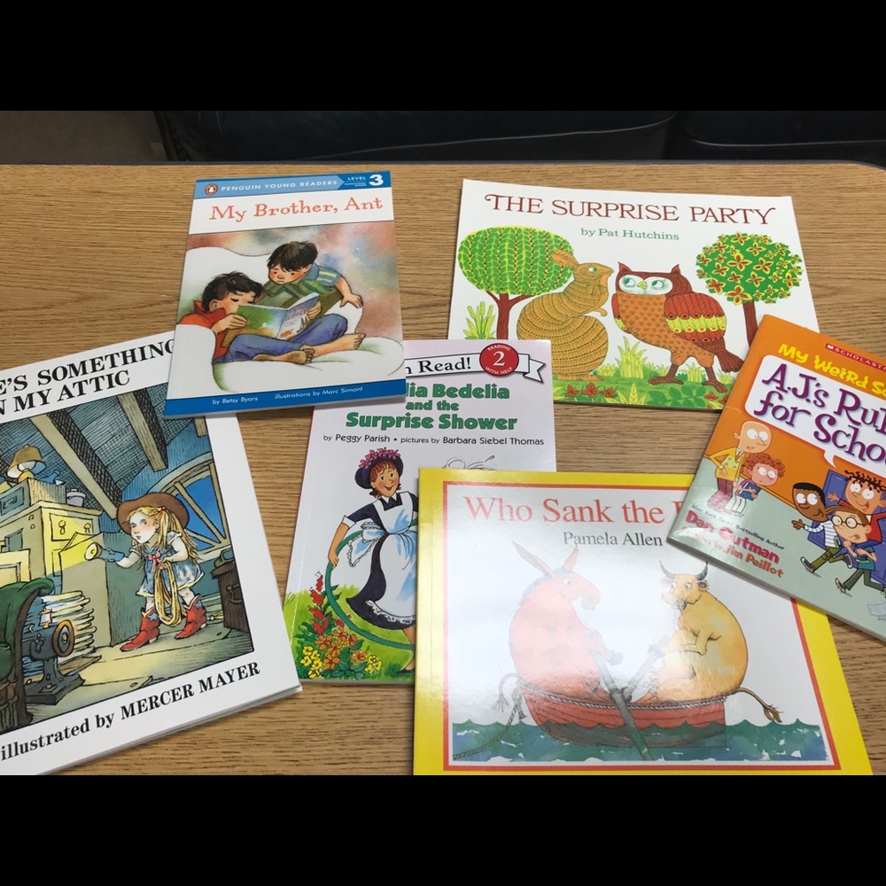 6 assorted children’s book bundle